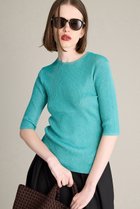 【ブリル/BRILL】のラメ リブプルオーバー グリーン|ID: prp329100004638312 ipo3291000000035966396