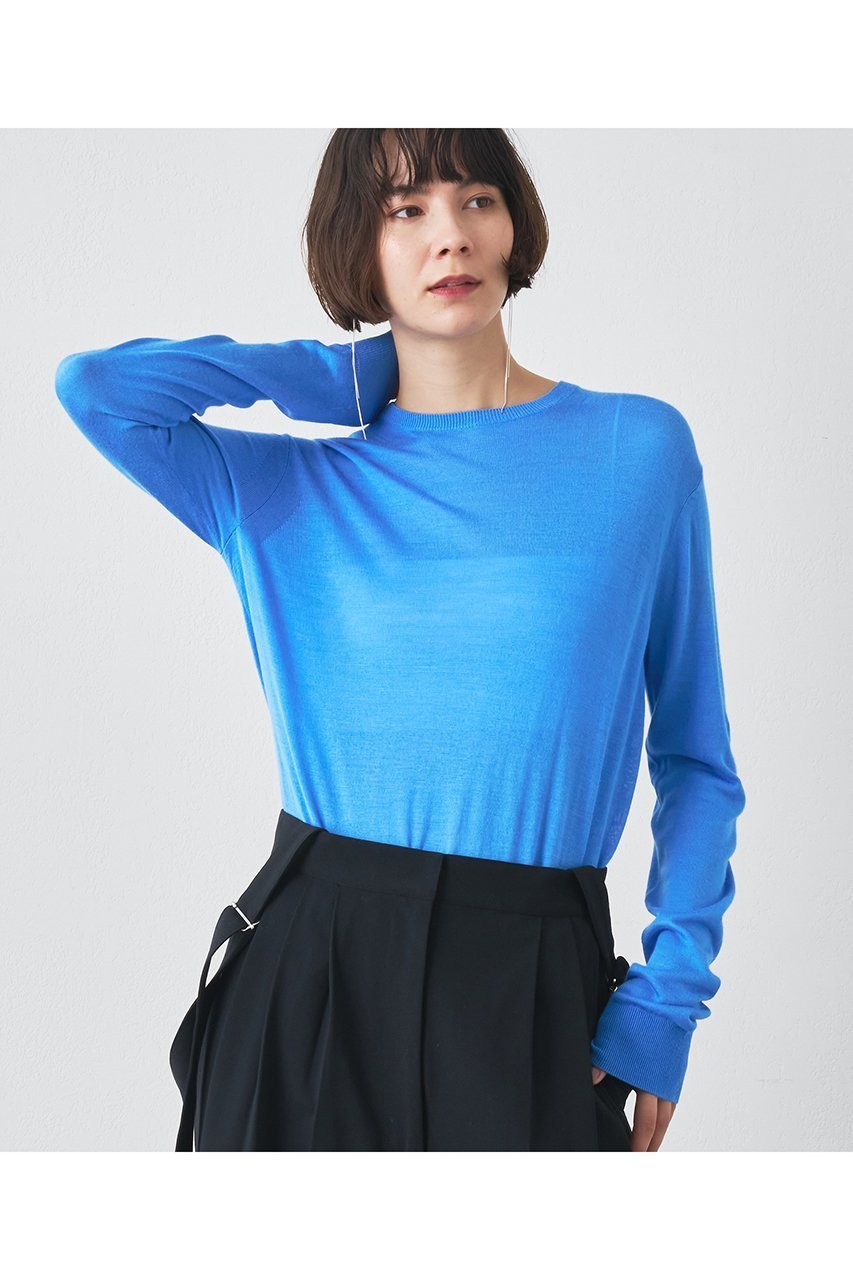 【ウィムガゼット/Whim Gazette】の16Gクルーネックプルオーバー 人気、トレンドファッション・服の通販 founy(ファニー) 　ファッション　Fashion　レディースファッション　Fashion for Women　トップス・カットソー　Cut & Sew Tops　ニット　Knit Tops & Sweaters　カジュアルプルオーバー・ニットトップス　Pullovers & Knit Tops / Casual Pullovers　2025年　2025　2025-2026秋冬・A/W　Autumn/Winter 2025–26 AW25–26　おすすめ　Recommended / Our Picks　なめらか　Smooth, Silky Texture　アンサンブル　Ensemble Set　コンパクト　Compact, Small Size　シンプル　Simple, Minimal　トレンド　Trend, Trending Now　ドレープ　Drape, Draping Fabric　バランス　Balance, Style Balance　フィット　Fit, Slim Fit　ベーシック　Basic, Essential　エレガント 上品　Elegant　A/W・秋冬　Autumn/Winter　other-5|ID: prp329100004638315 ipo3291000000033428793