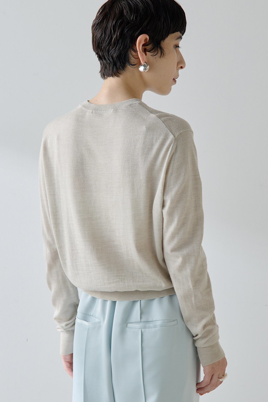 【ウィムガゼット/Whim Gazette】の16Gクルーネックプルオーバー 人気、トレンドファッション・服の通販 founy(ファニー) ファッション Fashion レディースファッション Fashion for Women トップス・カットソー Cut & Sew Tops ニット Knit Tops & Sweaters カジュアルプルオーバー・ニットトップス Pullovers & Knit Tops / Casual Pullovers おすすめ Recommended / Our Picks なめらか Smooth, Silky Texture アンサンブル Ensemble Set コンパクト Compact, Small Size シンプル Simple, Minimal トレンド Trend, Trending Now ドレープ Drape, Draping Fabric バランス Balance, Style Balance フィット Fit, Slim Fit ベーシック Basic, Essential エレガント 上品 Elegant other-4|ID: prp329100004638315 ipo3291000000036021719