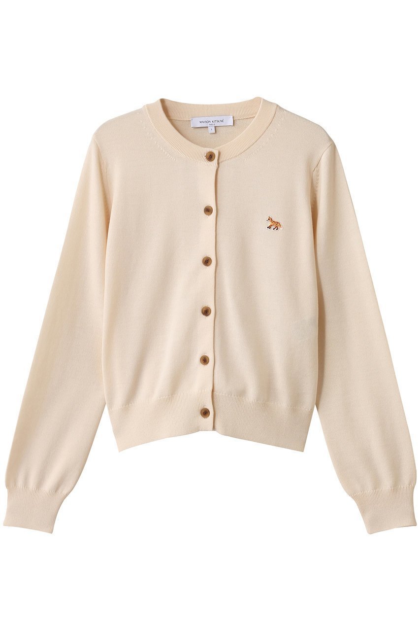 【メゾン キツネ/MAISON KITSUNE】のBABY FOX メリノ レギュラー カーディガン インテリア・キッズ・メンズ・レディースファッション・服の通販 founy(ファニー) 　ファッション　Fashion　レディースファッション　Fashion for Women　トップス・カットソー　Cut & Sew Tops　ニット　Knit Tops & Sweaters　カーディガン・羽織り　Layered Style Cardigans　2025年　2025　2025-2026秋冬・A/W　Autumn/Winter 2025–26 AW25–26　カーディガン　Cardigan, Knitwear　コンパクト　Compact, Small Size　スタンダード　Standard, Basic　スリーブ　Sleeve, Long Sleeve / Short Sleeve　パッチ　Patch, Appliqué　レギュラー　Regular, Standard Fit　ロング　Long, Long-Length　A/W・秋冬　Autumn/Winter　パールピンク|ID: prp329100004638317 ipo3291000000033428805