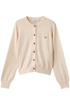 【メゾン キツネ/MAISON KITSUNE】のBABY FOX メリノ レギュラー カーディガン パールピンク|ID: prp329100004638317 ipo3291000000036226289