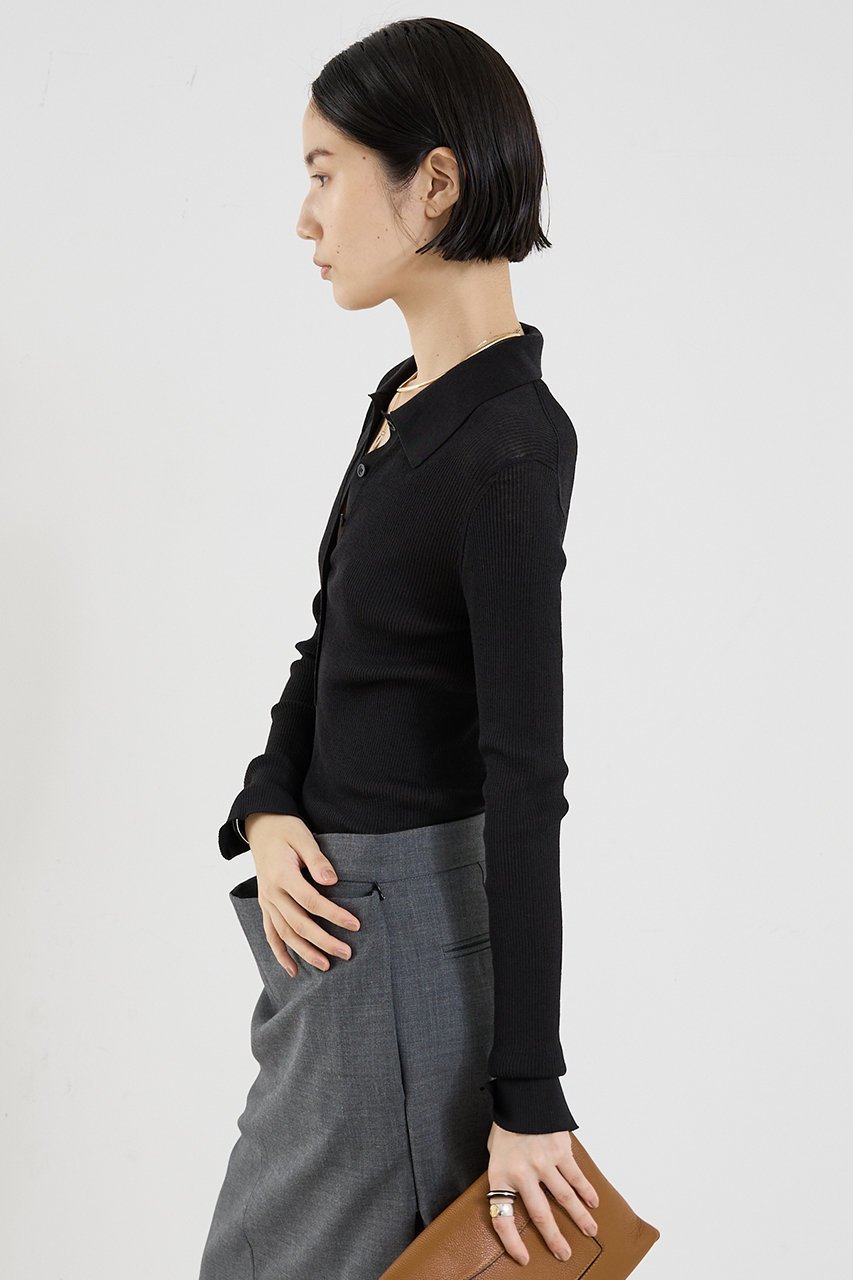【ザ ストア バイ シー/THE STORE by C】の【COCUCA】シアーリブニット 人気、トレンドファッション・服の通販 founy(ファニー) 　ファッション　Fashion　レディースファッション　Fashion for Women　トップス・カットソー　Cut & Sew Tops　ニット　Knit Tops & Sweaters　カジュアルプルオーバー・ニットトップス　Pullovers & Knit Tops / Casual Pullovers　2025年　2025　2025-2026秋冬・A/W　Autumn/Winter 2025–26 AW25–26　シアー　Sheer, See-Through　フィット　Fit, Slim Fit　リブニット　Rib Knit, Ribbed Knit　ロング　Long, Long-Length　夏　Summer　春　Spring　A/W・秋冬　Autumn/Winter　other-2|ID: prp329100004638318 ipo3291000000033428814