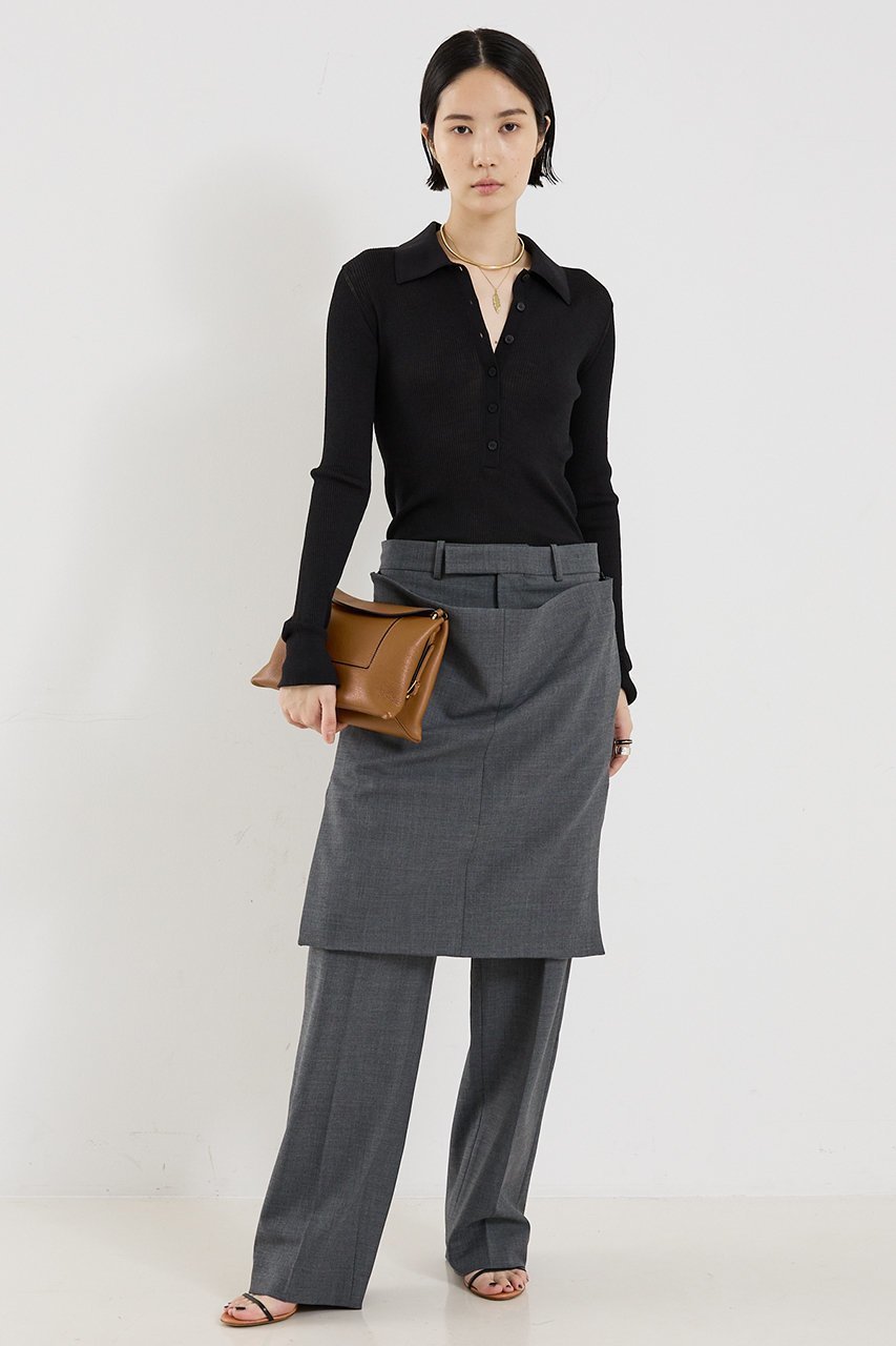 【ザ ストア バイ シー/THE STORE by C】の【COCUCA】シアーリブニット 人気、トレンドファッション・服の通販 founy(ファニー) 　ファッション　Fashion　レディースファッション　Fashion for Women　トップス・カットソー　Cut & Sew Tops　ニット　Knit Tops & Sweaters　カジュアルプルオーバー・ニットトップス　Pullovers & Knit Tops / Casual Pullovers　2025年　2025　2025-2026秋冬・A/W　Autumn/Winter 2025–26 AW25–26　シアー　Sheer, See-Through　フィット　Fit, Slim Fit　リブニット　Rib Knit, Ribbed Knit　ロング　Long, Long-Length　夏　Summer　春　Spring　A/W・秋冬　Autumn/Winter　other-4|ID: prp329100004638318 ipo3291000000033428816