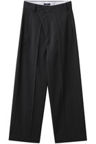 【イレーヴ/YLEVE】の2/72 WOOL トリコチン タックパンツ チャコール|ID: prp329100004638322 ipo3291000000033428846