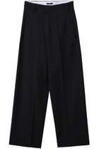 【イレーヴ/YLEVE】の2/72 WOOL トリコチン タックパンツ ネイビー|ID: prp329100004638322 ipo3291000000033428847