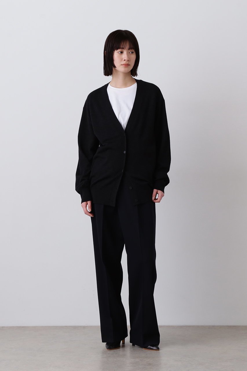 【イレーヴ/YLEVE】の2/72 WOOL トリコチン タックパンツ 人気、トレンドファッション・服の通販 founy(ファニー) 　ファッション　Fashion　レディースファッション　Fashion for Women　パンツ　Pants & Trousers　2025年　2025　2025-2026秋冬・A/W　Autumn/Winter 2025–26 AW25–26　ロング　Long, Long-Length　ヴィンテージ　Vintage Style　A/W・秋冬　Autumn/Winter　other-7|ID: prp329100004638322 ipo3291000000033428853