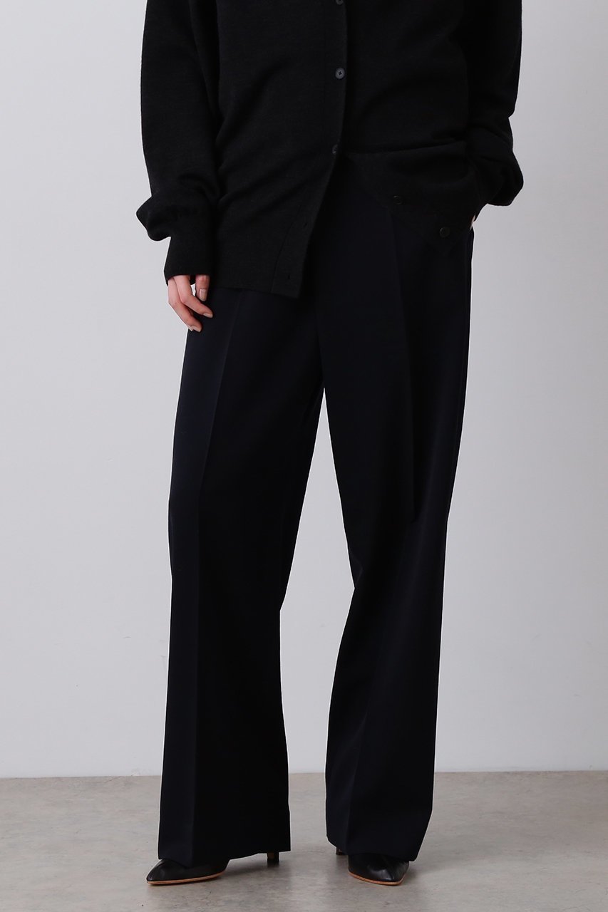 【イレーヴ/YLEVE】の2/72 WOOL トリコチン タックパンツ 人気、トレンドファッション・服の通販 founy(ファニー) 　ファッション　Fashion　レディースファッション　Fashion for Women　パンツ　Pants & Trousers　2025年　2025　2025-2026秋冬・A/W　Autumn/Winter 2025–26 AW25–26　ロング　Long, Long-Length　ヴィンテージ　Vintage Style　A/W・秋冬　Autumn/Winter　other-8|ID: prp329100004638322 ipo3291000000033428854