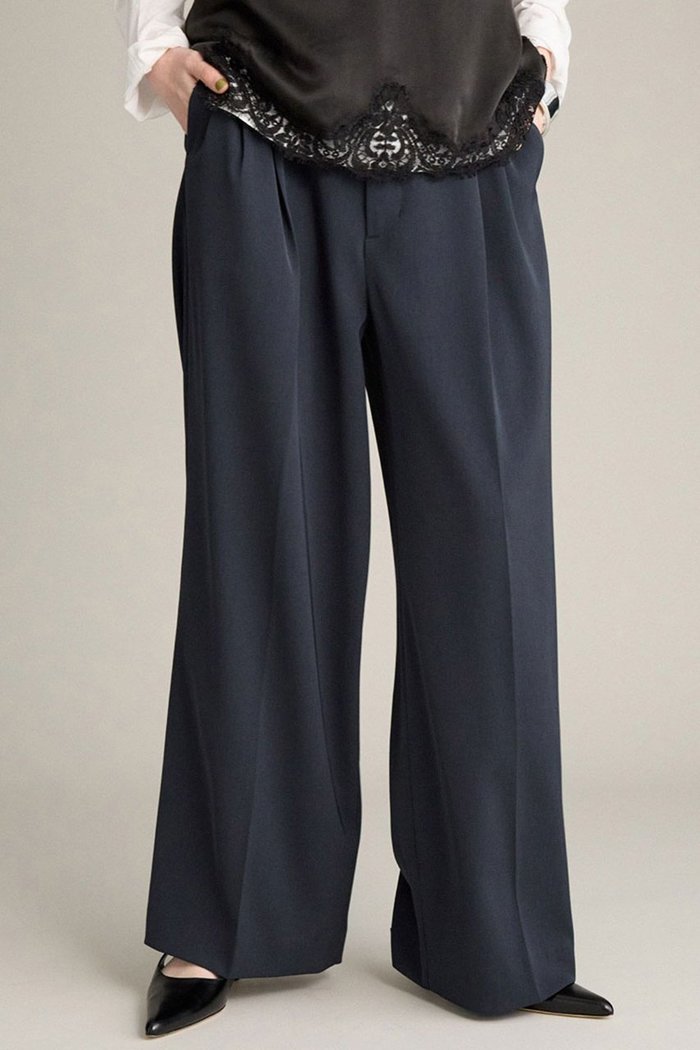 【ブリル/BRILL】のカルゼタックイージーパンツ インテリア・キッズ・メンズ・レディースファッション・服の通販 founy(ファニー) https://founy.com/ ファッション Fashion レディースファッション Fashion for Women パンツ Pants & Trousers ストレート Straight, Straight Cut |ID: prp329100004638324 ipo3291000000036226294