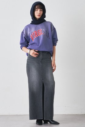 【ウィムガゼット/Whim Gazette】 デニムスリットスカート人気、トレンドファッション・服の通販 founy(ファニー) ファッション Fashion レディースファッション Fashion for Women スカート Skirts ロングスカート Long Skirts / Maxi & Midi Skirts 2025年 2025 2025-2026秋冬・A/W Autumn/Winter 2025–26 AW25–26 シンプル Simple, Minimal スリット Slit, Slit Detail デニム Denim, Jeans Material フロント Front, Front Design ロング Long, Long-Length A/W・秋冬 Autumn/Winter |ID:prp329100004638328