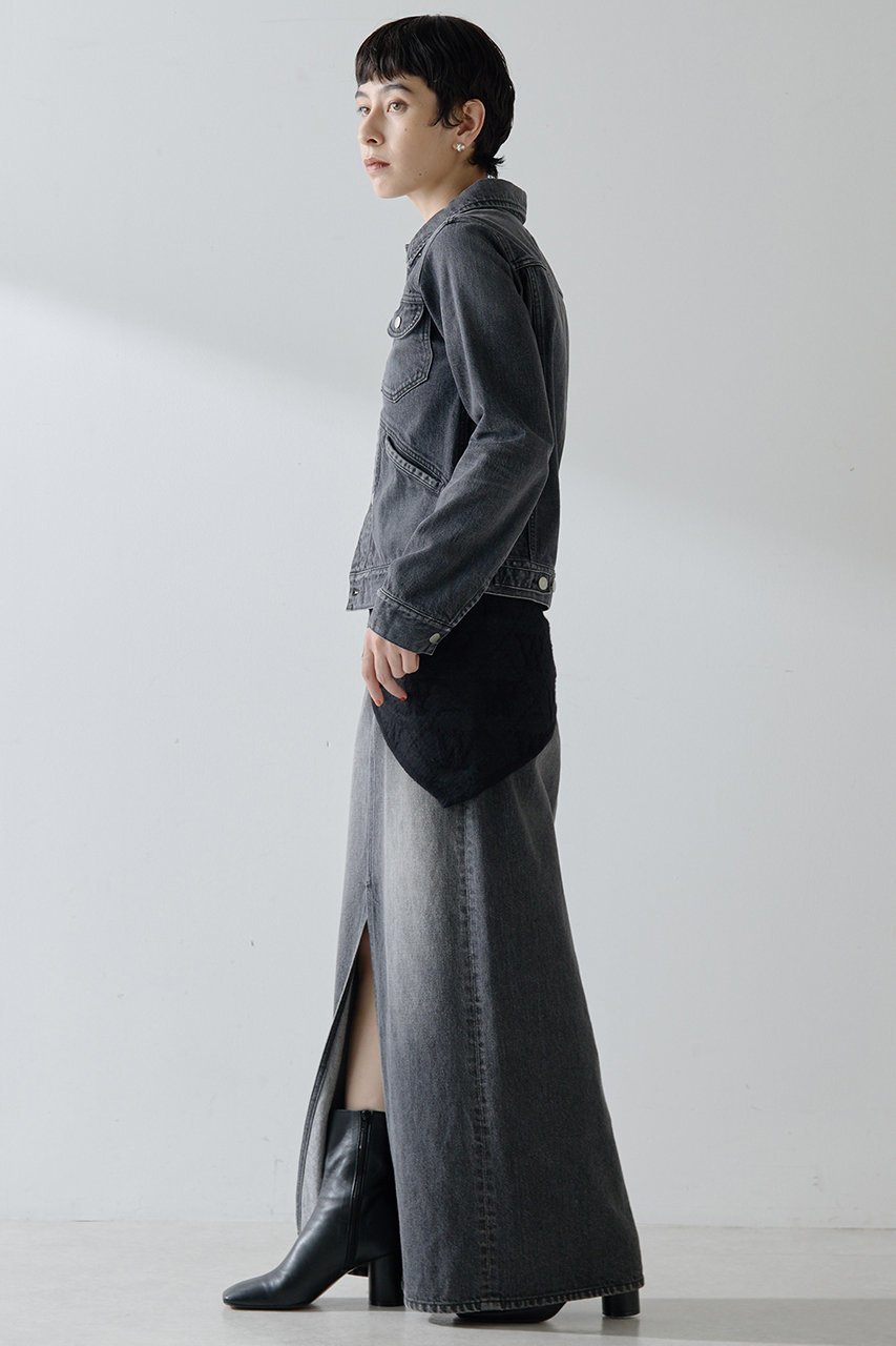 【ウィムガゼット/Whim Gazette】のデニムスリットスカート 人気、トレンドファッション・服の通販 founy(ファニー) 　ファッション　Fashion　レディースファッション　Fashion for Women　スカート　Skirts　ロングスカート　Long Skirts / Maxi & Midi Skirts　2025年　2025　2025-2026秋冬・A/W　Autumn/Winter 2025–26 AW25–26　シンプル　Simple, Minimal　スリット　Slit, Slit Detail　デニム　Denim, Jeans Material　フロント　Front, Front Design　ロング　Long, Long-Length　A/W・秋冬　Autumn/Winter　other-3|ID: prp329100004638328 ipo3291000000033428899