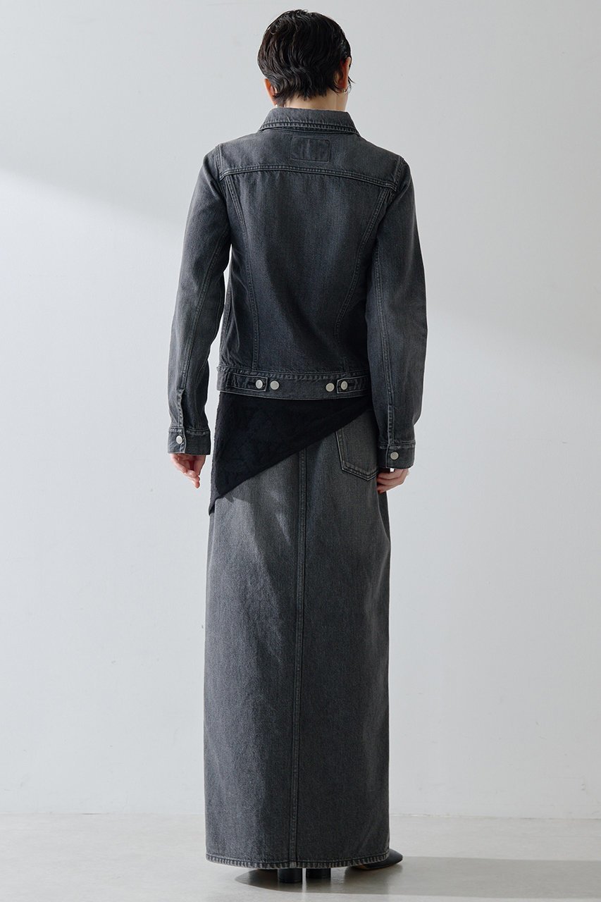 【ウィムガゼット/Whim Gazette】のデニムスリットスカート 人気、トレンドファッション・服の通販 founy(ファニー) 　ファッション　Fashion　レディースファッション　Fashion for Women　スカート　Skirts　ロングスカート　Long Skirts / Maxi & Midi Skirts　2025年　2025　2025-2026秋冬・A/W　Autumn/Winter 2025–26 AW25–26　シンプル　Simple, Minimal　スリット　Slit, Slit Detail　デニム　Denim, Jeans Material　フロント　Front, Front Design　ロング　Long, Long-Length　A/W・秋冬　Autumn/Winter　other-4|ID: prp329100004638328 ipo3291000000033428900