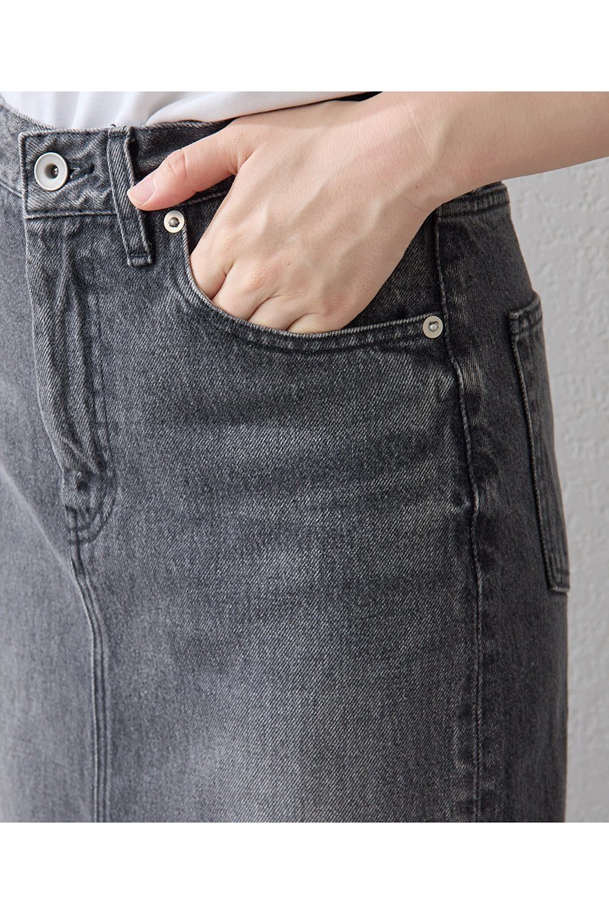 【ウィムガゼット/Whim Gazette】のデニムスリットスカート 人気、トレンドファッション・服の通販 founy(ファニー) 　ファッション　Fashion　レディースファッション　Fashion for Women　スカート　Skirts　ロングスカート　Long Skirts / Maxi & Midi Skirts　2025年　2025　2025-2026秋冬・A/W　Autumn/Winter 2025–26 AW25–26　シンプル　Simple, Minimal　スリット　Slit, Slit Detail　デニム　Denim, Jeans Material　フロント　Front, Front Design　ロング　Long, Long-Length　A/W・秋冬　Autumn/Winter　other-8|ID: prp329100004638328 ipo3291000000033428904