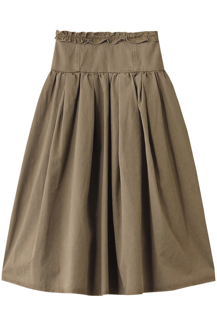 【メゾンスペシャル/MAISON SPECIAL】のWaist Frill Mid-length Skirt/ウエストフリルミモレスカート インテリア・キッズ・メンズ・レディースファッション・服の通販 founy(ファニー) 　ファッション　Fashion　レディースファッション　Fashion for Women　スカート　Skirts　ロングスカート　Long Skirts / Maxi & Midi Skirts　フリル　Frill, Ruffle　フレア　Flare, Flared　ロング　Long, Long-Length　BGE(ベージュ)|ID: prp329100004638332 ipo3291000000035496906