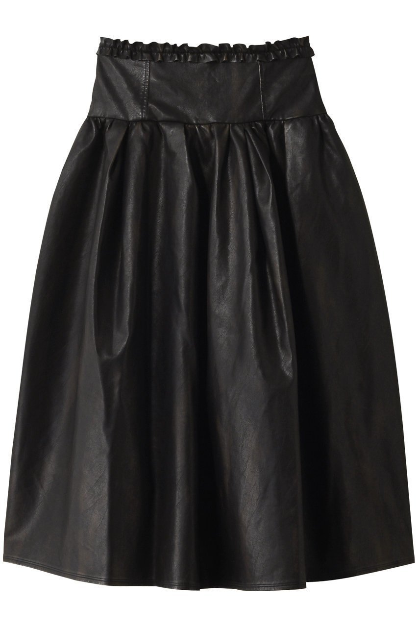 【メゾンスペシャル/MAISON SPECIAL】のWaist Frill Vegan Leather Mid-length Skirt/ウエストフリルヴィーガンレザーミモレスカート インテリア・キッズ・メンズ・レディースファッション・服の通販 founy(ファニー) 　ファッション　Fashion　レディースファッション　Fashion for Women　スカート　Skirts　ロングスカート　Long Skirts / Maxi & Midi Skirts　2025年　2025　2025-2026秋冬・A/W　Autumn/Winter 2025–26 AW25–26　スウェット / スエット　Sweatshirt, Sweatwear　フェイクレザー　Faux Leather, PU Leather　フェミニン　Feminine, Girly　フリル　Frill, Ruffle　フレア　Flare, Flared　ロング　Long, Long-Length　A/W・秋冬　Autumn/Winter　BRN(ブラウン)|ID: prp329100004638333 ipo3291000000033428939