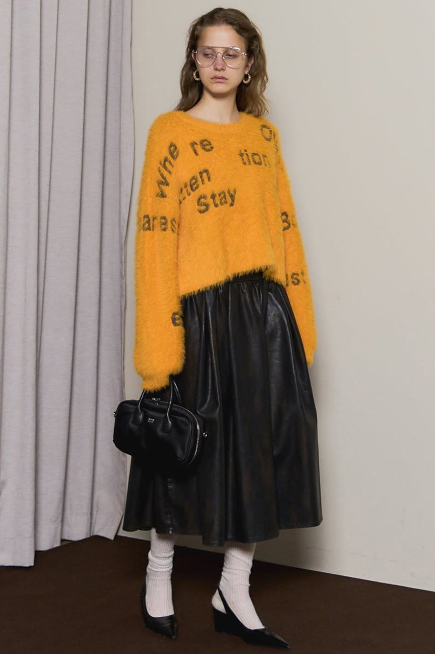 【メゾンスペシャル/MAISON SPECIAL】のWaist Frill Vegan Leather Mid-length Skirt/ウエストフリルヴィーガンレザーミモレスカート 人気、トレンドファッション・服の通販 founy(ファニー) 　ファッション　Fashion　レディースファッション　Fashion for Women　スカート　Skirts　ロングスカート　Long Skirts / Maxi & Midi Skirts　2025年　2025　2025-2026秋冬・A/W　Autumn/Winter 2025–26 AW25–26　スウェット / スエット　Sweatshirt, Sweatwear　フェイクレザー　Faux Leather, PU Leather　フェミニン　Feminine, Girly　フリル　Frill, Ruffle　フレア　Flare, Flared　ロング　Long, Long-Length　A/W・秋冬　Autumn/Winter　other-7|ID: prp329100004638333 ipo3291000000033428945