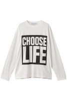 【キャサリンハムネット/KATHARINE HAMNETT LONDON】のロングスリーブ スローガンTシャツ 人気、トレンドファッション・服の通販 founy(ファニー) ファッション Fashion レディースファッション Fashion for Women トップス・カットソー Cut & Sew Tops シャツ・ブラウス・オフィスカジュアル Elegant Blouses & Button-Ups ロングTシャツ・Tシャツ Longline T-Shirts & Tees カットソー・ベーシックTシャツ Cut-and-Sewn Tops / Stretch Tees & Basics 2025年 2025 2025-2026秋冬・A/W Autumn/Winter 2025–26 AW25–26 スリーブ Sleeve, Long Sleeve / Short Sleeve ボトム Bottoms, Lower Wear ロング Long, Long-Length A/W・秋冬 Autumn/Winter |ID:prp329100004638334