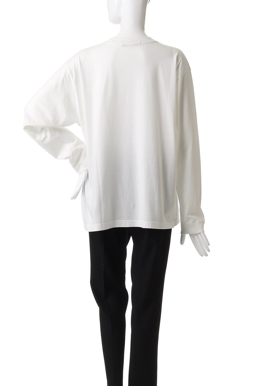 【キャサリンハムネット/KATHARINE HAMNETT LONDON】のロングスリーブ スローガンTシャツ 人気、トレンドファッション・服の通販 founy(ファニー) 　ファッション　Fashion　レディースファッション　Fashion for Women　トップス・カットソー　Cut & Sew Tops　シャツ・ブラウス・オフィスカジュアル　Elegant Blouses & Button-Ups　ロングTシャツ・Tシャツ　Longline T-Shirts & Tees　カットソー・ベーシックTシャツ　Cut-and-Sewn Tops / Stretch Tees & Basics　2025年　2025　2025-2026秋冬・A/W　Autumn/Winter 2025–26 AW25–26　スリーブ　Sleeve, Long Sleeve / Short Sleeve　ボトム　Bottoms, Lower Wear　ロング　Long, Long-Length　A/W・秋冬　Autumn/Winter　other-4|ID: prp329100004638334 ipo3291000000033428951