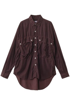 【キャサリンハムネット/KATHARINE HAMNETT LONDON】のパラシュート ロングテールシャツ 人気、トレンドファッション・服の通販 founy(ファニー) ファッション Fashion レディースファッション Fashion for Women トップス・カットソー Cut & Sew Tops シャツ・ブラウス・オフィスカジュアル Elegant Blouses & Button-Ups 2025年 2025 2025-2026秋冬・A/W Autumn/Winter 2025–26 AW25–26 なめらか Smooth, Silky Texture スリーブ Sleeve, Long Sleeve / Short Sleeve ポケット Pocket, Pocket Detail ロング Long, Long-Length 定番 Standard, Basic Item A/W・秋冬 Autumn/Winter 羽織 Haori, Light Jacket |ID:prp329100004638337