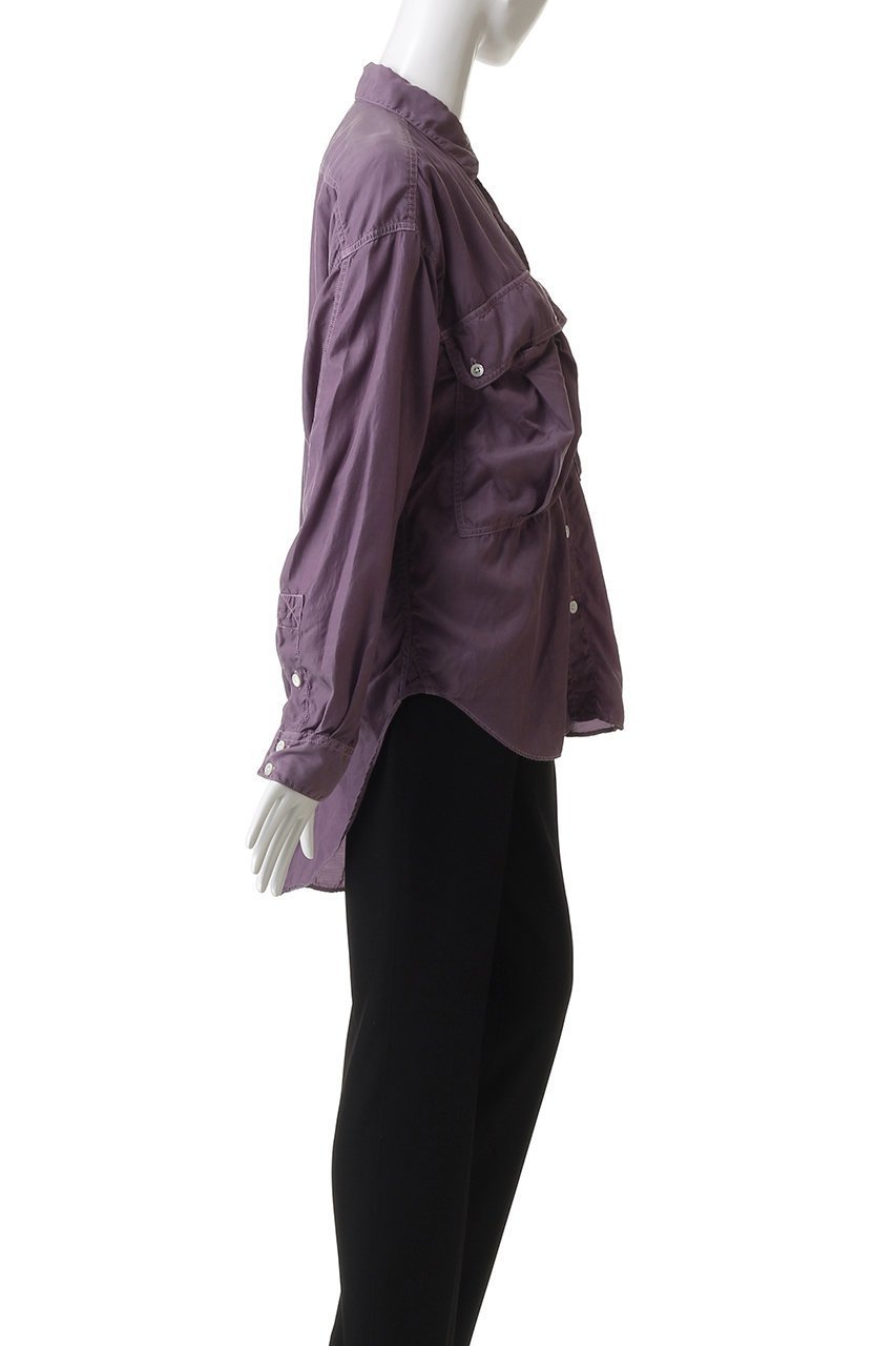 【キャサリンハムネット/KATHARINE HAMNETT LONDON】のパラシュート ロングテールシャツ 人気、トレンドファッション・服の通販 founy(ファニー) 　ファッション　Fashion　レディースファッション　Fashion for Women　トップス・カットソー　Cut & Sew Tops　シャツ・ブラウス・オフィスカジュアル　Elegant Blouses & Button-Ups　2025年　2025　2025-2026秋冬・A/W　Autumn/Winter 2025–26 AW25–26　なめらか　Smooth, Silky Texture　スリーブ　Sleeve, Long Sleeve / Short Sleeve　ポケット　Pocket, Pocket Detail　ロング　Long, Long-Length　定番　Standard, Basic Item　A/W・秋冬　Autumn/Winter　羽織　Haori, Light Jacket　other-3|ID: prp329100004638337 ipo3291000000033428978