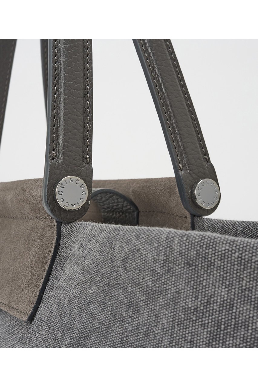 【イアクッチ/IACUCCI】のソルベット M CANVAS/SUEDE 人気、トレンドファッション・服の通販 founy(ファニー) 　ファッション　Fashion　レディースファッション　Fashion for Women　バッグ　Bags　2025年　2025　2025-2026秋冬・A/W　Autumn/Winter 2025–26 AW25–26　おすすめ　Recommended / Our Picks　キャンバス　Canvas, Canvas Fabric　シルバー　Silver, Metallic Silver　メタル　Metal, Metal Parts　エレガント 上品　Elegant　人気　Popular, Best Seller　今季　This Season, Current Season　ビジネス 仕事 通勤　Business / Work / Commuting　夏　Summer　A/W・秋冬　Autumn/Winter　other-5|ID: prp329100004639113 ipo3291000000033438789