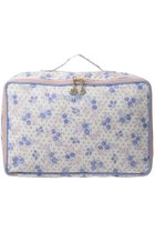 【キッドブルー/KID BLUE】のピンドットフラワーGランジェリーケース ブルー|ID: prp329100004639121 ipo3291000000036132939