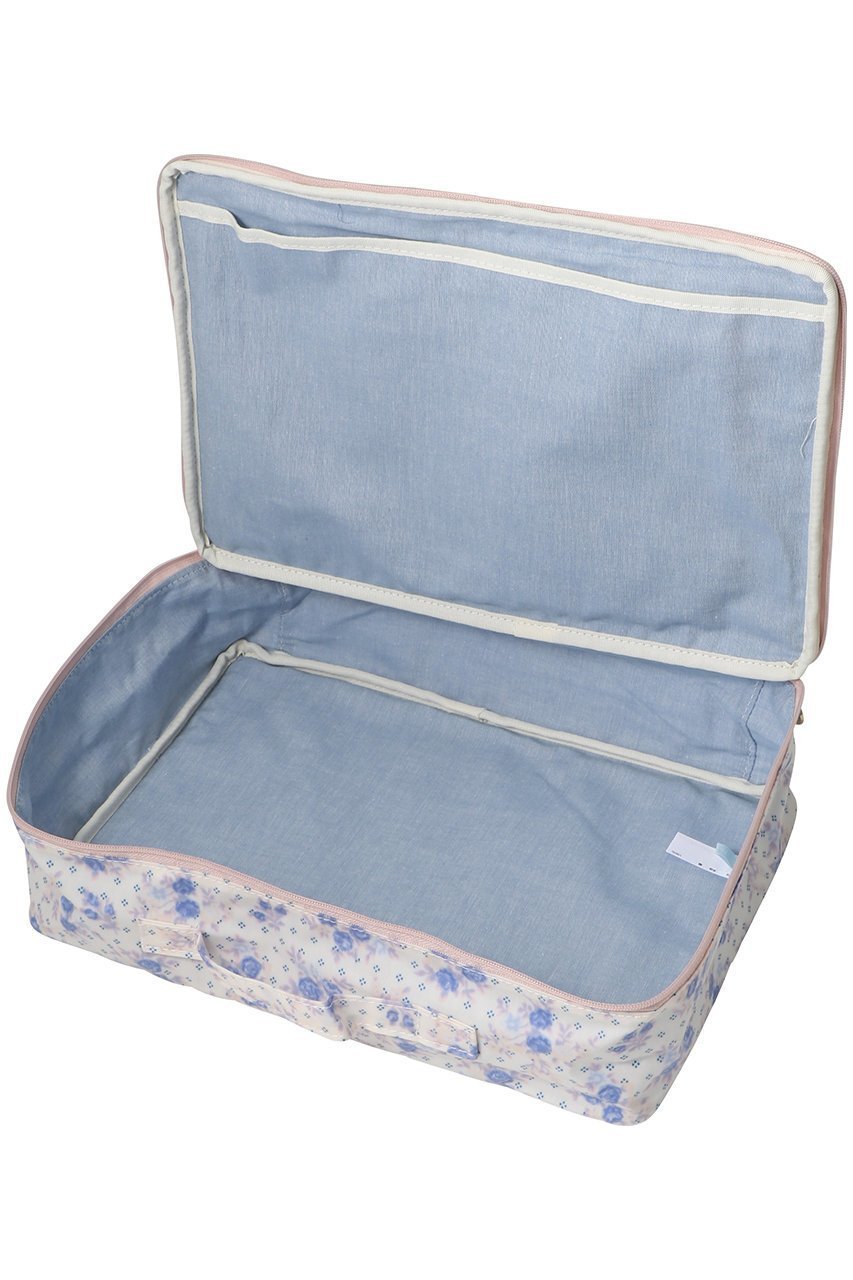 【キッドブルー/KID BLUE】のピンドットフラワーGランジェリーケース 人気、トレンドファッション・服の通販 founy(ファニー) 　ファッション　Fashion　レディースファッション　Fashion for Women　ポーチ&ミニバッグ　Pouches & Mini Bags　ジュエリー　Jewelry, Accessories　ドット　Polka Dot, Dot Pattern　フラワー　Flower, Floral　ポーチ　Pouch, Small Case　モチーフ　Motif, Design Theme　ランジェリー　Lingerie, Intimate Wear　ワーク　Workwear, Utility Style　旅行　Travel　other-2|ID: prp329100004639121 ipo3291000000036132940