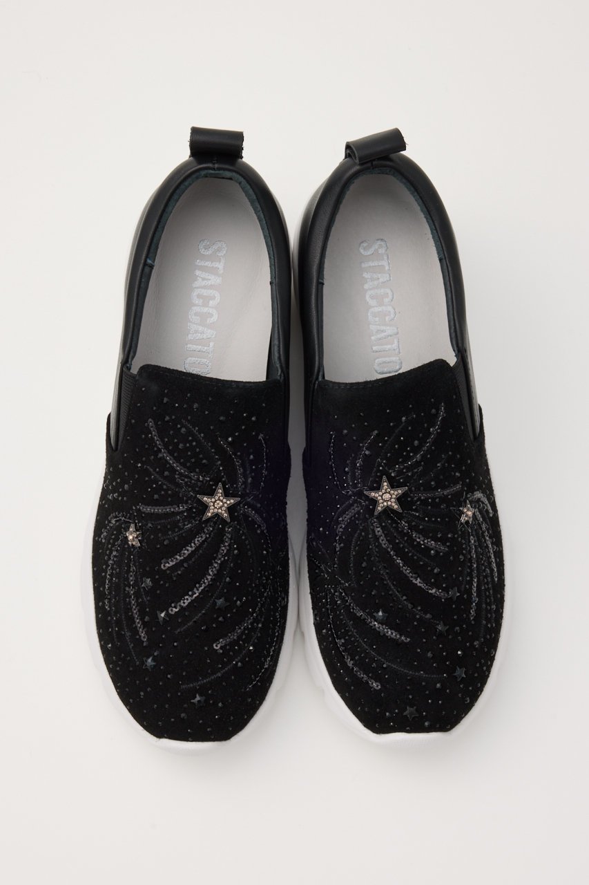 【スタッカート/STACCATO】のメテオハイヒールスリッポン 人気、トレンドファッション・服の通販 founy(ファニー) 　ファッション　Fashion　レディースファッション　Fashion for Women　シューズ　Shoes, Footwear　ストーン　Stone, Gem-Like　フラット　Flat, Flat Shoes　軽量　Lightweight, Ultra Light　other-3|ID: prp329100004639126 ipo3291000000033438887