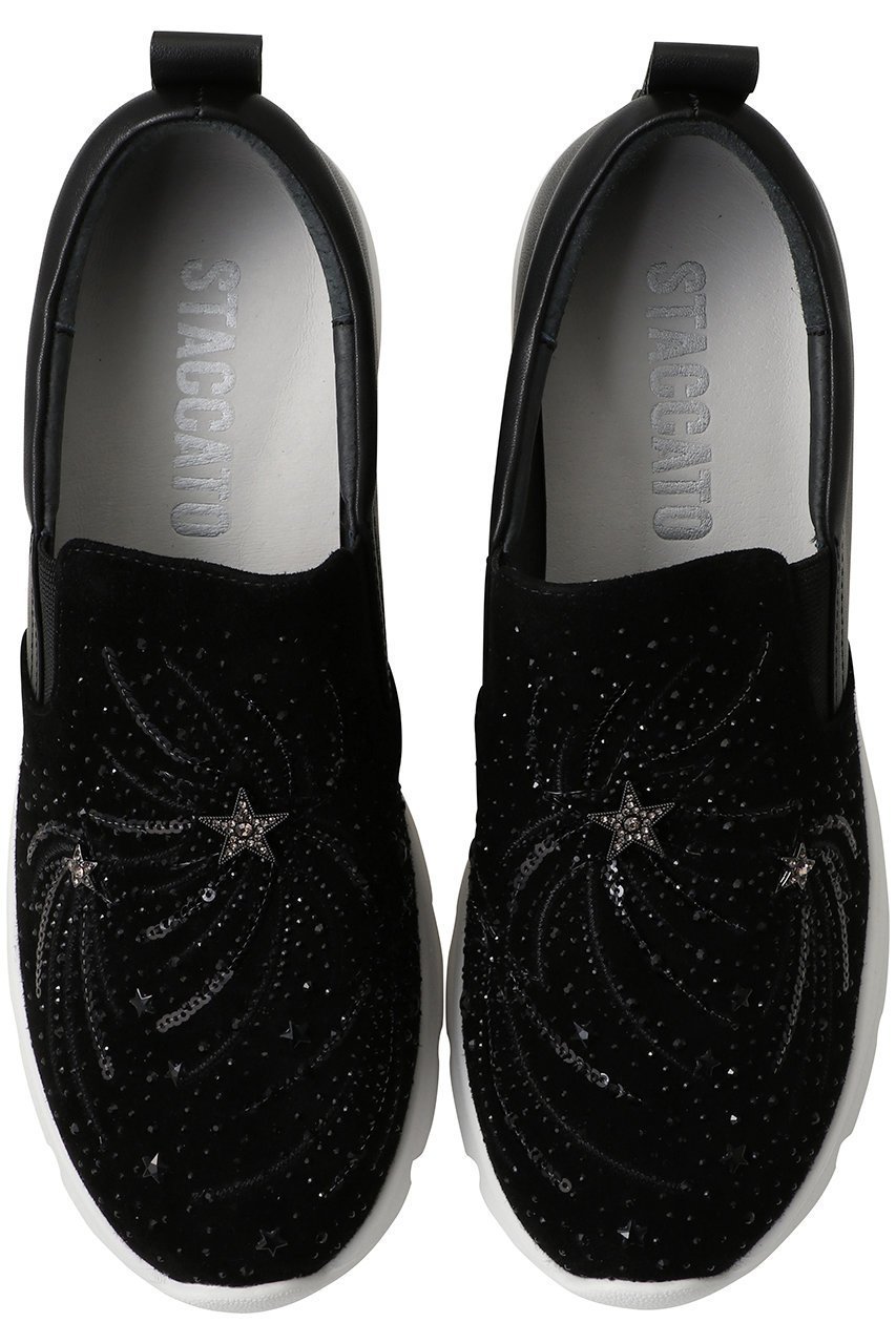 【スタッカート/STACCATO】のメテオハイヒールスリッポン 人気、トレンドファッション・服の通販 founy(ファニー) 　ファッション　Fashion　レディースファッション　Fashion for Women　シューズ　Shoes, Footwear　ストーン　Stone, Gem-Like　フラット　Flat, Flat Shoes　軽量　Lightweight, Ultra Light　other-3|ID: prp329100004639126 ipo3291000000036132954