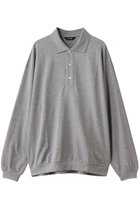 【エビコン/EVCON】の【UNISEX】POLO L/S SHIRT ポロシャツ GRAY|ID:prp329100004639128