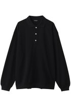 【エビコン/EVCON】の【UNISEX】POLO L/S SHIRT ポロシャツ BLACK|ID:prp329100004639128