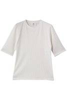 【プルミエ アロンディスモン/1er Arrondissement】のリブ5分袖Tシャツ 人気、トレンドファッション・服の通販 founy(ファニー) ファッション Fashion レディースファッション Fashion for Women トップス・カットソー Cut & Sew Tops シャツ・ブラウス・オフィスカジュアル Elegant Blouses & Button-Ups ロングTシャツ・Tシャツ Longline T-Shirts & Tees カットソー・ベーシックTシャツ Cut-and-Sewn Tops / Stretch Tees & Basics 2025年 2025 2025-2026秋冬・A/W Autumn/Winter 2025–26 AW25–26 ショート Short, Short Length シンプル Simple, Minimal ジャケット Jacket, Outerwear スリーブ Sleeve, Long Sleeve / Short Sleeve 定番 Standard, Basic Item A/W・秋冬 Autumn/Winter |ID:prp329100004639131