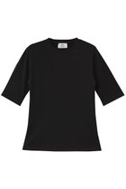 【プルミエ アロンディスモン/1er Arrondissement】のリブ5分袖Tシャツ ブラック|ID:prp329100004639131