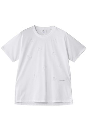【ランバン オン ブルー/LANVIN en Bleu】 フラワービーズ刺しゅうTシャツ人気、トレンドファッション・服の通販 founy(ファニー) ファッション Fashion レディースファッション Fashion for Women トップス・カットソー Cut & Sew Tops シャツ・ブラウス・オフィスカジュアル Elegant Blouses & Button-Ups ロングTシャツ・Tシャツ Longline T-Shirts & Tees カットソー・ベーシックTシャツ Cut-and-Sewn Tops / Stretch Tees & Basics 2025年 2025 2025-2026秋冬・A/W Autumn/Winter 2025–26 AW25–26 ショート Short, Short Length スリーブ Sleeve, Long Sleeve / Short Sleeve フラワー Flower, Floral モチーフ Motif, Design Theme A/W・秋冬 Autumn/Winter |ID:prp329100004639132