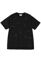 【ランバン オン ブルー/LANVIN en Bleu】のフラワービーズ刺しゅうTシャツ 人気、トレンドファッション・服の通販 founy(ファニー) ファッション Fashion レディースファッション Fashion for Women トップス・カットソー Cut & Sew Tops シャツ・ブラウス・オフィスカジュアル Elegant Blouses & Button-Ups ロングTシャツ・Tシャツ Longline T-Shirts & Tees カットソー・ベーシックTシャツ Cut-and-Sewn Tops / Stretch Tees & Basics 2025年 2025 2025-2026秋冬・A/W Autumn/Winter 2025–26 AW25–26 ショート Short, Short Length スリーブ Sleeve, Long Sleeve / Short Sleeve フラワー Flower, Floral モチーフ Motif, Design Theme A/W・秋冬 Autumn/Winter thumbnail ブラック|ID: prp329100004639132 ipo3291000000033438938