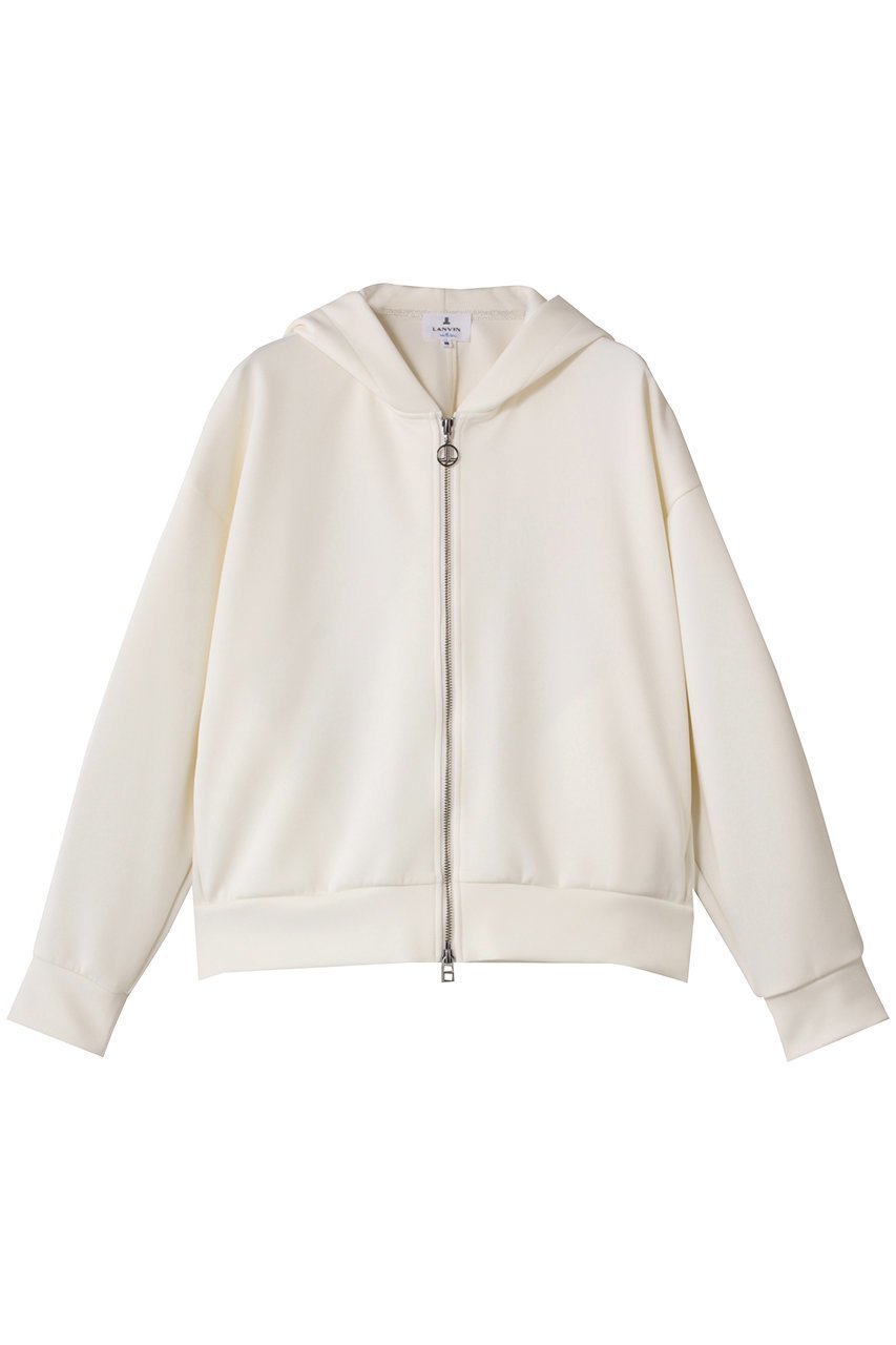 【ランバン オン ブルー/LANVIN en Bleu】のダンボールフーディー インテリア・キッズ・メンズ・レディースファッション・服の通販 founy(ファニー) 　ファッション　Fashion　レディースファッション　Fashion for Women　トップス・カットソー　Cut & Sew Tops　シャツ・ブラウス・オフィスカジュアル　Elegant Blouses & Button-Ups　レディースパーカー・カジュアルフーディー　Casual Hoodies & Sweatshirts　ロングTシャツ・Tシャツ　Longline T-Shirts & Tees　スウェット・クルーネックトップス　Sweatshirts & Crewnecks / Relaxed Fit Sweat Tops　カットソー・ベーシックTシャツ　Cut-and-Sewn Tops / Stretch Tees & Basics　シンプル　Simple, Minimal　チャーム　Charm, Pendant　オフ|ID: prp329100004639133 ipo3291000000035868348