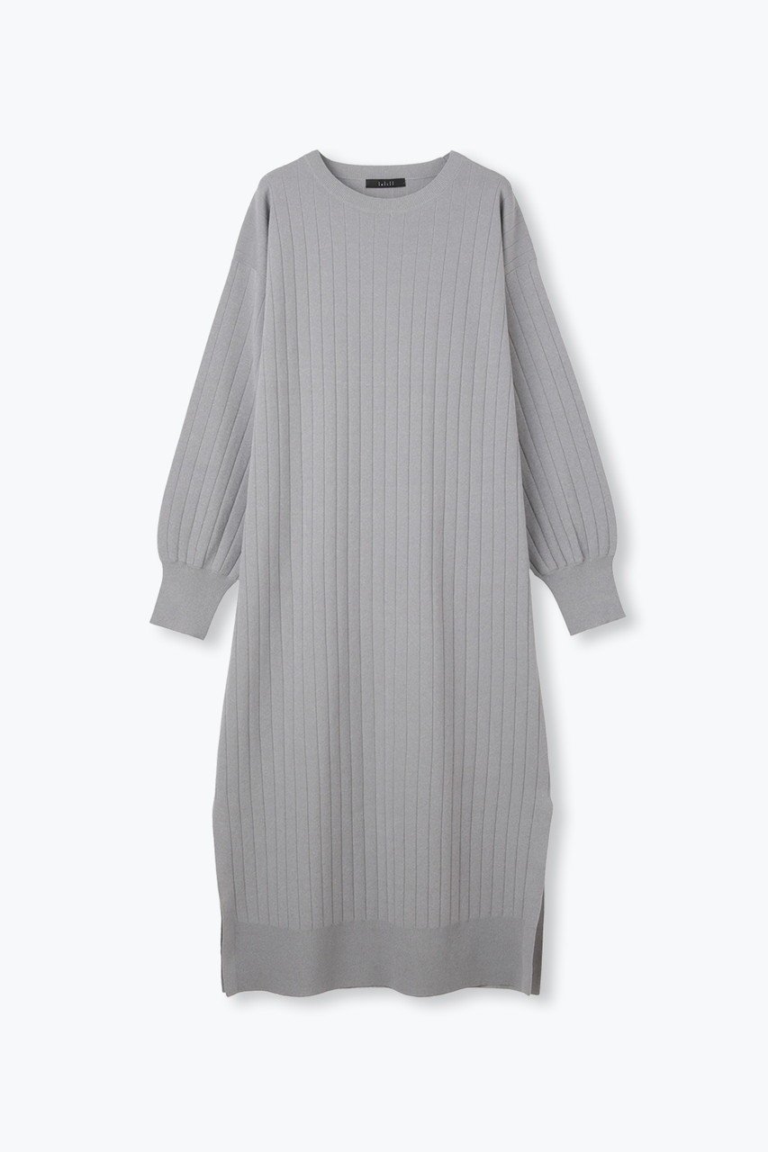 【レリル/lelill】の【8/19 0:00販売開始】ハイテクワイドリブ OP 人気、トレンドファッション・服の通販 founy(ファニー) 　ファッション　Fashion　レディースファッション　Fashion for Women　ワンピース　Dresses　チュニック　Tunic Tops & Dresses　おすすめ　Recommended / Our Picks　アクセサリー　Fashion Accessories　スリット　Slit, Slit Detail　チュニック　Tunic, Long Top　バランス　Balance, Style Balance　ワイドリブ　Wide Rib, Wide Ribbed Knit　人気　Popular, Best Seller　新作・新入荷　New Arrivals / New In　洗える　Machine Washable　 other-1|ID: prp329100004639134 ipo3291000000033438954