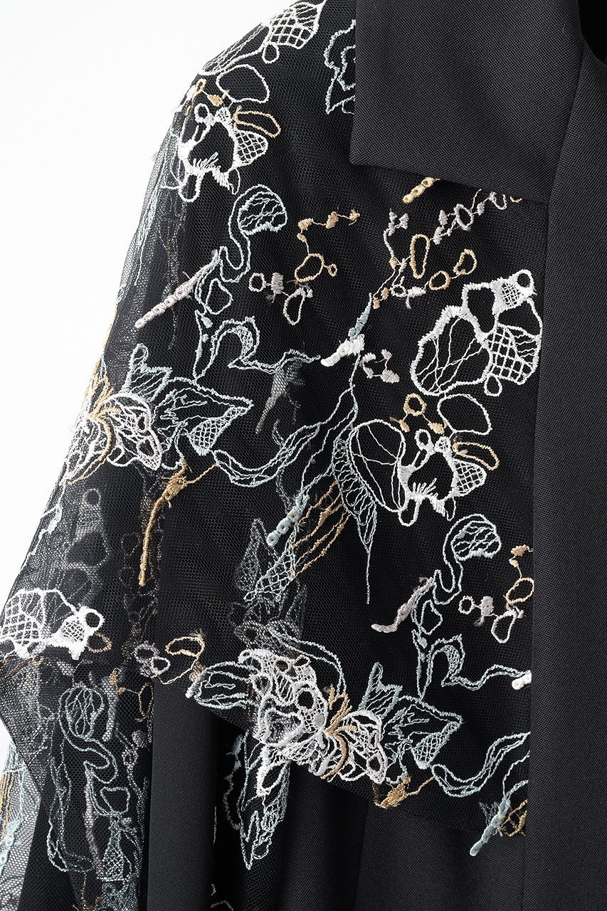 【ミューラル/MURRAL】のTears フラワー レース ドレス 人気、トレンドファッション・服の通販 founy(ファニー) 　ファッション　Fashion　レディースファッション　Fashion for Women　ワンピース　Dresses　フォーマル・パーティードレス・結婚式用ドレス　Elegant & Casual Dresses　チュニック　Tunic Tops & Dresses　エレガント 上品　Elegant　ケミカル　Chemical, Chemical Wash　コレクション　Collection, Seasonal Line　ジョーゼット　Georgette, Semi-Sheer Fabric　チュニック　Tunic, Long Top　ドレス　Dress, One-Piece　ハンド　Hand, Handmade　フラワー　Flower, Floral　ミックス　Mix, Mixed Style　モチーフ　Motif, Design Theme　レース　Lace, Lace Fabric　ロング　Long, Long-Length　A/W・秋冬　Autumn/Winter　2025年　2025　2025-2026秋冬・A/W　Autumn/Winter 2025–26 AW25–26　other-4|ID: prp329100004639136 ipo3291000000033438977