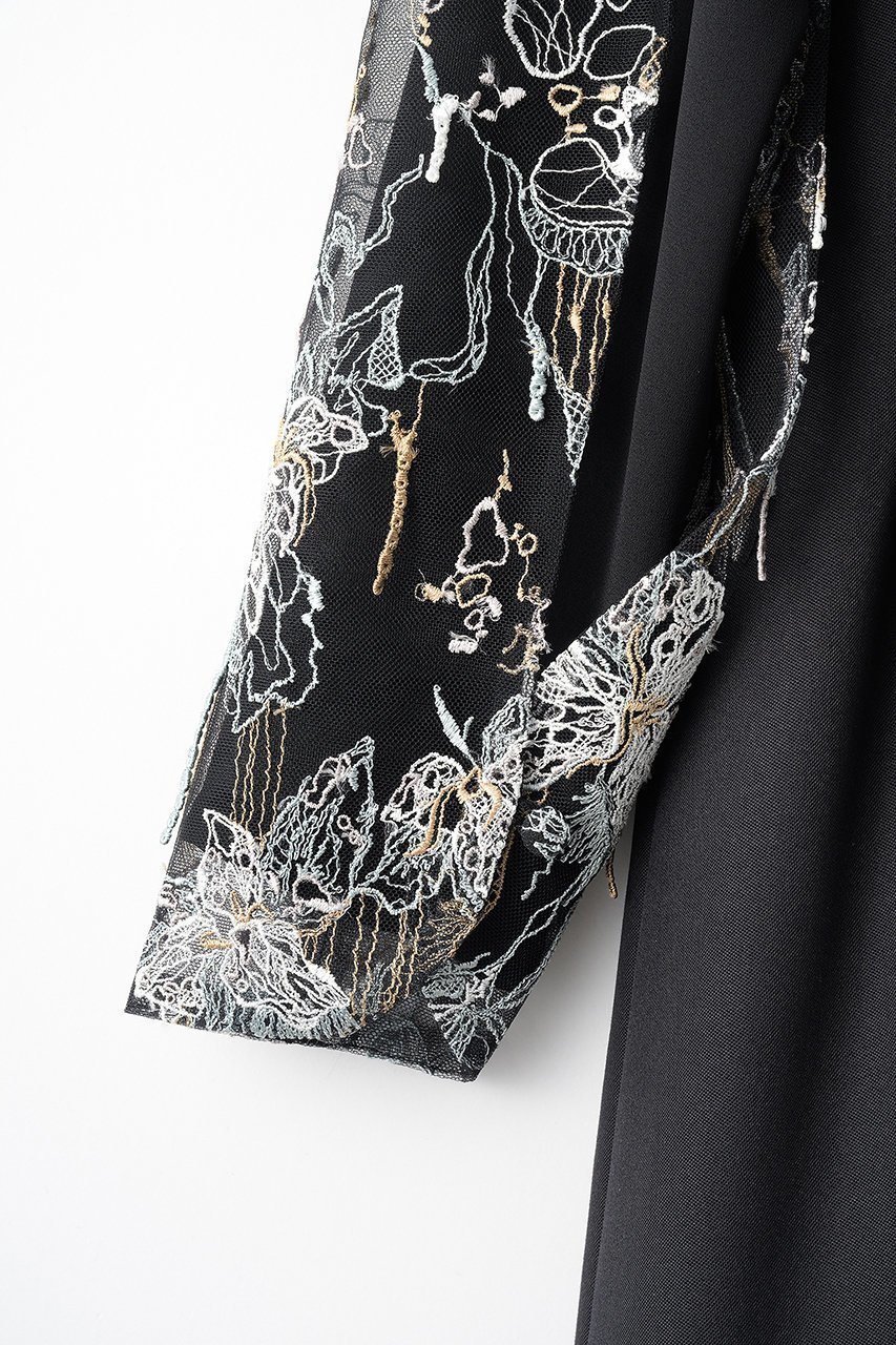 【ミューラル/MURRAL】のTears フラワー レース ドレス 人気、トレンドファッション・服の通販 founy(ファニー) 　ファッション　Fashion　レディースファッション　Fashion for Women　ワンピース　Dresses　フォーマル・パーティードレス・結婚式用ドレス　Elegant & Casual Dresses　チュニック　Tunic Tops & Dresses　エレガント 上品　Elegant　ケミカル　Chemical, Chemical Wash　コレクション　Collection, Seasonal Line　ジョーゼット　Georgette, Semi-Sheer Fabric　チュニック　Tunic, Long Top　ドレス　Dress, One-Piece　ハンド　Hand, Handmade　フラワー　Flower, Floral　ミックス　Mix, Mixed Style　モチーフ　Motif, Design Theme　レース　Lace, Lace Fabric　ロング　Long, Long-Length　A/W・秋冬　Autumn/Winter　2025年　2025　2025-2026秋冬・A/W　Autumn/Winter 2025–26 AW25–26　other-5|ID: prp329100004639136 ipo3291000000033438978