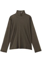 【ミズイロ インド/mizuiro ind】のメッシュドットハイネックプルオーバー brown|ID: prp329100004639141 ipo3291000000035861884