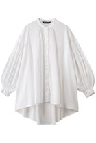 【ミズイロ インド/mizuiro ind】のpin tucked puff slv shirt シャツ off white|ID:prp329100004639143