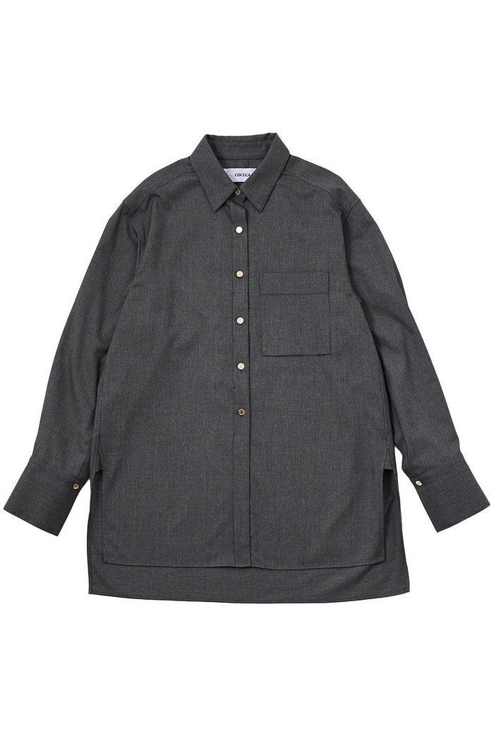 【ザ ストア バイ シー/THE STORE by C】の【COCUCA】オーバーシャツジャケット インテリア・キッズ・メンズ・レディースファッション・服の通販 founy(ファニー) https://founy.com/ ファッション Fashion レディースファッション Fashion for Women アウター Coat / Outerwear Collection レディースジャケット・軽アウター Jackets トップス・カットソー Cut & Sew Tops ウォッシャブル Machine Washable ジャケット Jacket, Outerwear ストレッチ Stretch, Stretchy Fabric スリット Slit, Slit Detail スリーブ Sleeve, Long Sleeve / Short Sleeve セットアップ Set-Up, Coordinated Outfit タートル Turtleneck, Turtle Collar ポケット Pocket, Pocket Detail 別注 Limited Edition, Custom Order ロング Long, Long-Length A/W・秋冬 Autumn/Winter おすすめ Recommended / Our Picks 2025年 2025 2025-2026秋冬・A/W Autumn/Winter 2025–26 AW25–26 |ID: prp329100004639147 ipo3291000000033439062