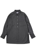 【ザ ストア バイ シー/THE STORE by C】の【COCUCA】オーバーシャツジャケット グレー|ID: prp329100004639147 ipo3291000000033439063