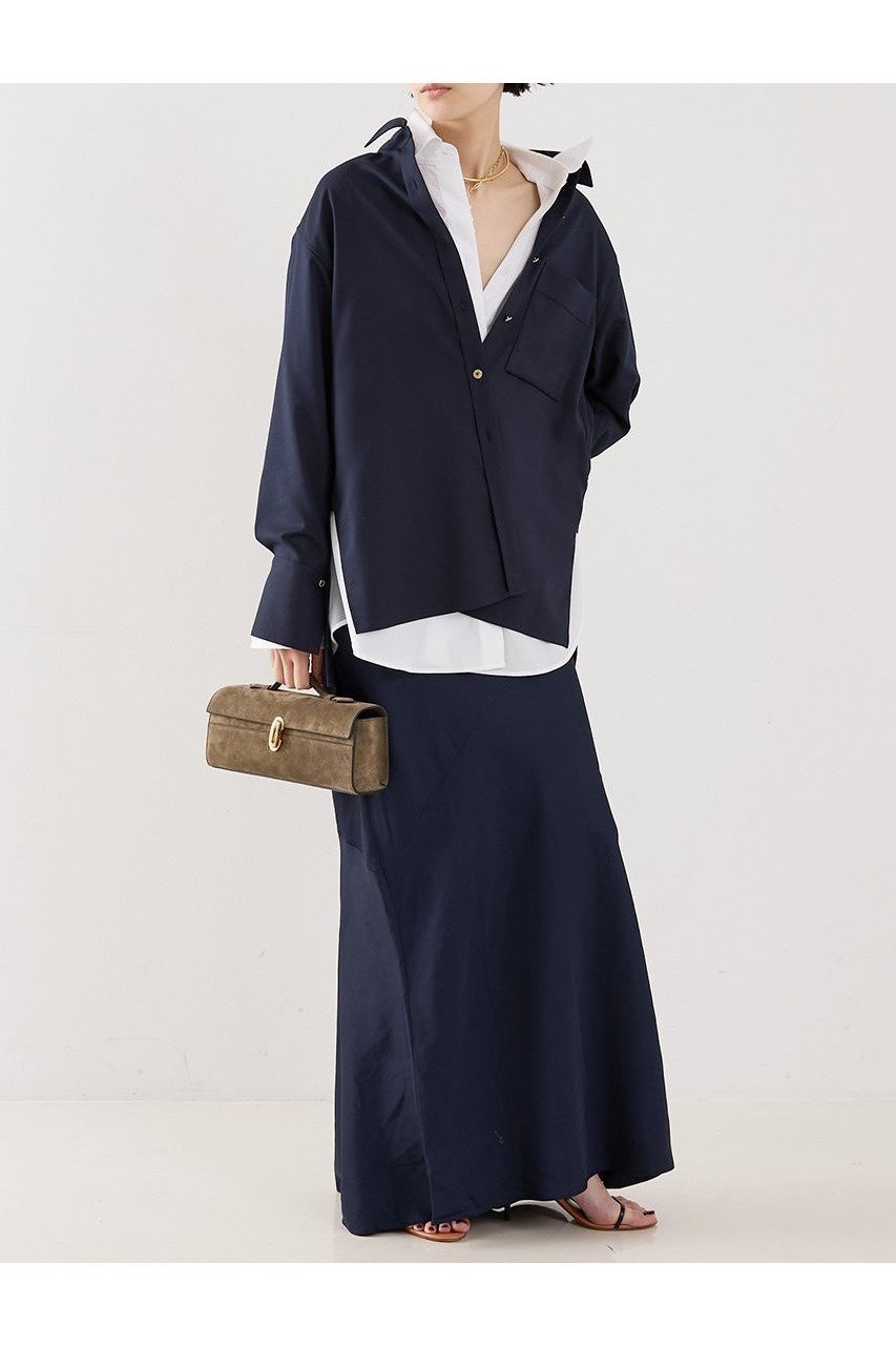 【ザ ストア バイ シー/THE STORE by C】の【COCUCA】オーバーシャツジャケット 人気、トレンドファッション・服の通販 founy(ファニー) 　ファッション　Fashion　レディースファッション　Fashion for Women　アウター　Coat / Outerwear Collection　レディースジャケット・軽アウター　Jackets　トップス・カットソー　Cut & Sew Tops　ウォッシャブル　Machine Washable　ジャケット　Jacket, Outerwear　ストレッチ　Stretch, Stretchy Fabric　スリット　Slit, Slit Detail　スリーブ　Sleeve, Long Sleeve / Short Sleeve　セットアップ　Set-Up, Coordinated Outfit　タートル　Turtleneck, Turtle Collar　ポケット　Pocket, Pocket Detail　別注　Limited Edition, Custom Order　ロング　Long, Long-Length　A/W・秋冬　Autumn/Winter　おすすめ　Recommended / Our Picks　2025年　2025　2025-2026秋冬・A/W　Autumn/Winter 2025–26 AW25–26　other-3|ID: prp329100004639147 ipo3291000000033439067