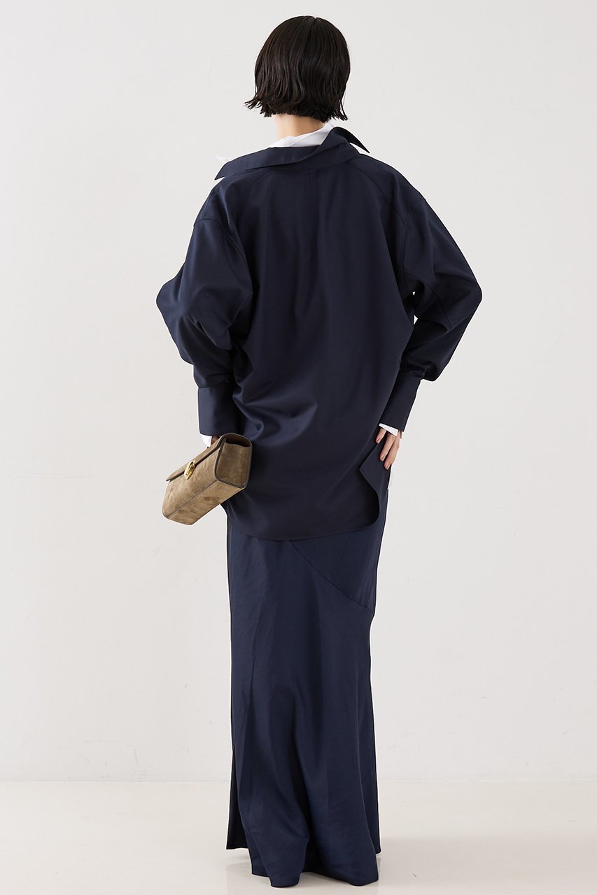 【ザ ストア バイ シー/THE STORE by C】の【COCUCA】オーバーシャツジャケット 人気、トレンドファッション・服の通販 founy(ファニー) 　ファッション　Fashion　レディースファッション　Fashion for Women　アウター　Coat / Outerwear Collection　レディースジャケット・軽アウター　Jackets　トップス・カットソー　Cut & Sew Tops　ウォッシャブル　Machine Washable　ジャケット　Jacket, Outerwear　ストレッチ　Stretch, Stretchy Fabric　スリット　Slit, Slit Detail　スリーブ　Sleeve, Long Sleeve / Short Sleeve　セットアップ　Set-Up, Coordinated Outfit　タートル　Turtleneck, Turtle Collar　ポケット　Pocket, Pocket Detail　別注　Limited Edition, Custom Order　ロング　Long, Long-Length　A/W・秋冬　Autumn/Winter　おすすめ　Recommended / Our Picks　2025年　2025　2025-2026秋冬・A/W　Autumn/Winter 2025–26 AW25–26　other-4|ID: prp329100004639147 ipo3291000000033439068