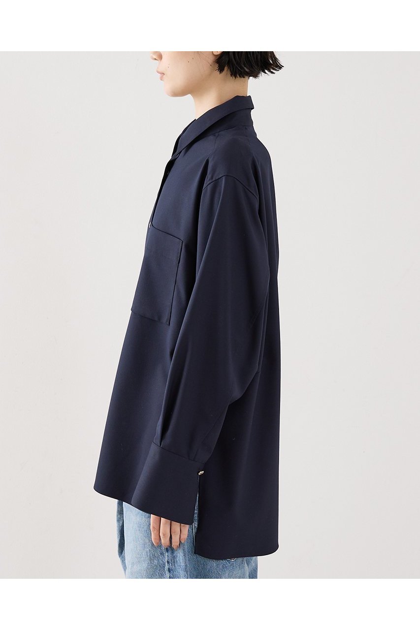 【ザ ストア バイ シー/THE STORE by C】の【COCUCA】オーバーシャツジャケット 人気、トレンドファッション・服の通販 founy(ファニー) 　ファッション　Fashion　レディースファッション　Fashion for Women　アウター　Coat / Outerwear Collection　レディースジャケット・軽アウター　Jackets　トップス・カットソー　Cut & Sew Tops　ウォッシャブル　Machine Washable　ジャケット　Jacket, Outerwear　ストレッチ　Stretch, Stretchy Fabric　スリット　Slit, Slit Detail　スリーブ　Sleeve, Long Sleeve / Short Sleeve　セットアップ　Set-Up, Coordinated Outfit　タートル　Turtleneck, Turtle Collar　ポケット　Pocket, Pocket Detail　別注　Limited Edition, Custom Order　ロング　Long, Long-Length　A/W・秋冬　Autumn/Winter　おすすめ　Recommended / Our Picks　2025年　2025　2025-2026秋冬・A/W　Autumn/Winter 2025–26 AW25–26　other-7|ID: prp329100004639147 ipo3291000000033439071