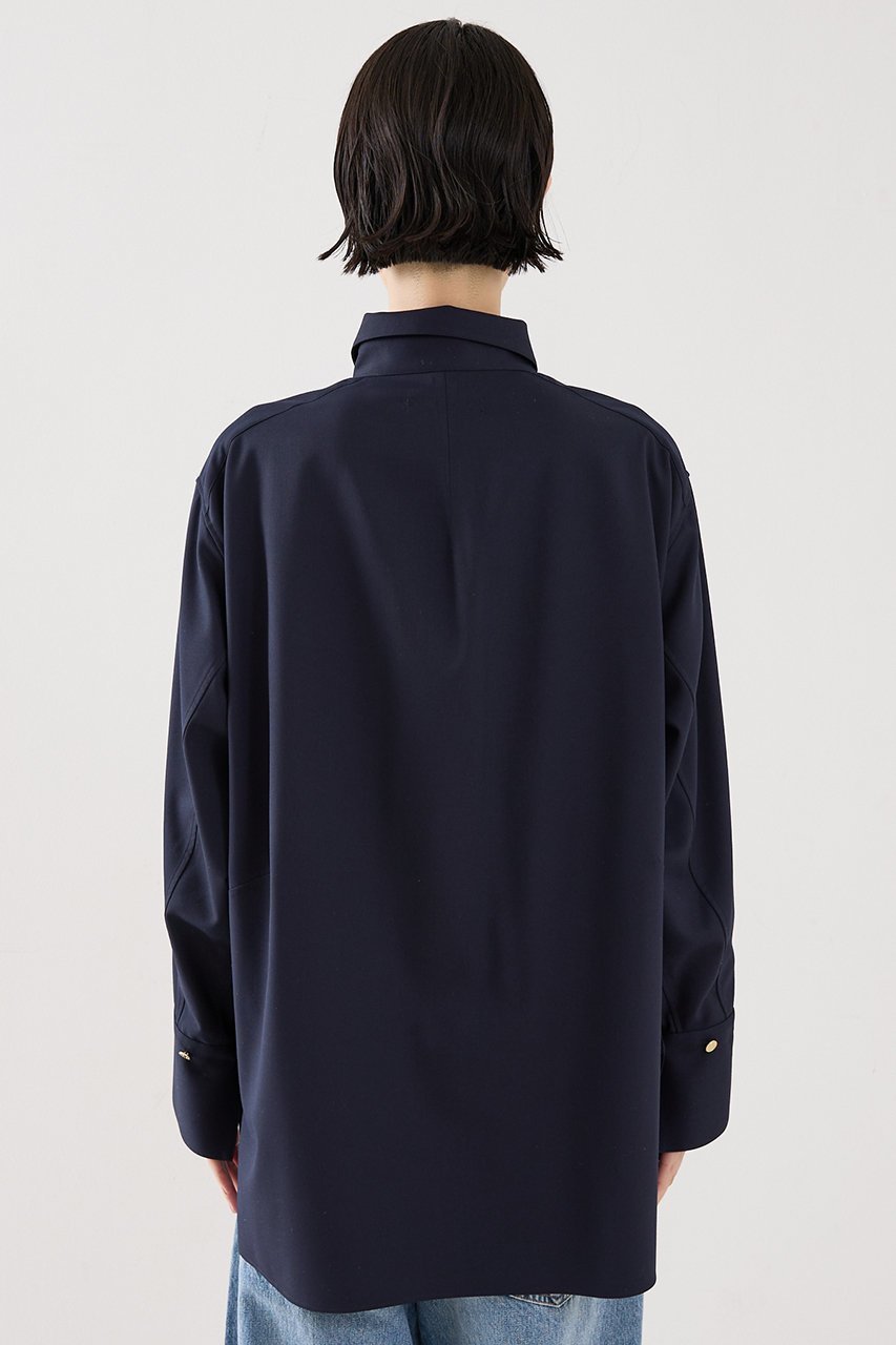 【ザ ストア バイ シー/THE STORE by C】の【COCUCA】オーバーシャツジャケット 人気、トレンドファッション・服の通販 founy(ファニー) 　ファッション　Fashion　レディースファッション　Fashion for Women　アウター　Coat / Outerwear Collection　レディースジャケット・軽アウター　Jackets　トップス・カットソー　Cut & Sew Tops　ウォッシャブル　Machine Washable　ジャケット　Jacket, Outerwear　ストレッチ　Stretch, Stretchy Fabric　スリット　Slit, Slit Detail　スリーブ　Sleeve, Long Sleeve / Short Sleeve　セットアップ　Set-Up, Coordinated Outfit　タートル　Turtleneck, Turtle Collar　ポケット　Pocket, Pocket Detail　別注　Limited Edition, Custom Order　ロング　Long, Long-Length　A/W・秋冬　Autumn/Winter　おすすめ　Recommended / Our Picks　2025年　2025　2025-2026秋冬・A/W　Autumn/Winter 2025–26 AW25–26　other-8|ID: prp329100004639147 ipo3291000000033439072