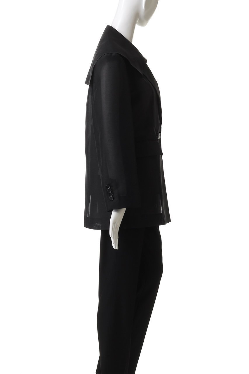 【ランバン オン ブルー/LANVIN en Bleu】の2wayシアーテーラードジャケット 人気、トレンドファッション・服の通販 founy(ファニー) 　ファッション　Fashion　レディースファッション　Fashion for Women　アウター　Coat / Outerwear Collection　レディースジャケット・軽アウター　Jackets　テーラードジャケット / 通勤・きれいめスタイル　Tailored Jackets & Blazers　ジャケット　Jacket, Outerwear　パーティ　Party, Party Style　other-3|ID: prp329100004639151 ipo3291000000035868359