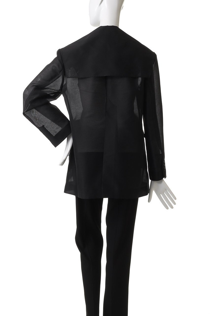 【ランバン オン ブルー/LANVIN en Bleu】の2wayシアーテーラードジャケット 人気、トレンドファッション・服の通販 founy(ファニー) 　ファッション　Fashion　レディースファッション　Fashion for Women　アウター　Coat / Outerwear Collection　レディースジャケット・軽アウター　Jackets　テーラードジャケット / 通勤・きれいめスタイル　Tailored Jackets & Blazers　ジャケット　Jacket, Outerwear　パーティ　Party, Party Style　other-4|ID: prp329100004639151 ipo3291000000035868360