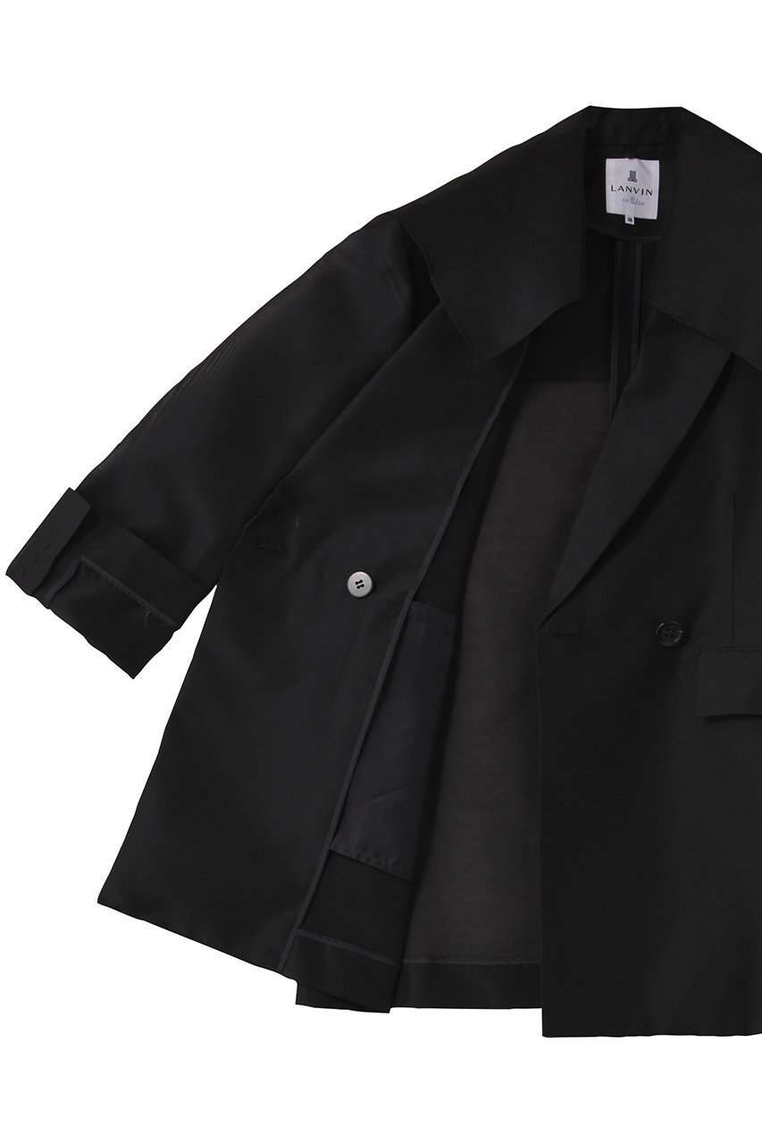 【ランバン オン ブルー/LANVIN en Bleu】の2wayシアーテーラードジャケット 人気、トレンドファッション・服の通販 founy(ファニー) 　ファッション　Fashion　レディースファッション　Fashion for Women　アウター　Coat / Outerwear Collection　レディースジャケット・軽アウター　Jackets　テーラードジャケット / 通勤・きれいめスタイル　Tailored Jackets & Blazers　ジャケット　Jacket, Outerwear　パーティ　Party, Party Style　other-6|ID: prp329100004639151 ipo3291000000035868364