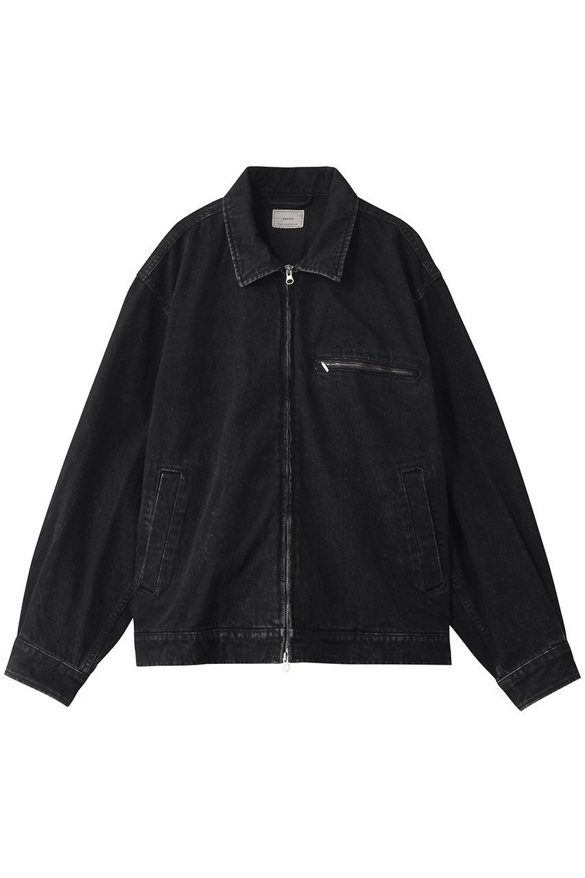 【エビコン/EVCON】の【UNISEX】DENIM JACKET/ジャケット インテリア・キッズ・メンズ・レディースファッション・服の通販 founy(ファニー) 　ファッション　Fashion　レディースファッション　Fashion for Women　アウター　Coat / Outerwear Collection　レディースジャケット・軽アウター　Jackets　2025年　2025　2025-2026秋冬・A/W　Autumn/Winter 2025–26 AW25–26　ユニセックス　Unisex, Genderless　シンプル　Simple, Minimal　ジャケット　Jacket, Outerwear　デニム　Denim, Jeans Material　A/W・秋冬　Autumn/Winter　BLACK|ID: prp329100004639153 ipo3291000000033439121